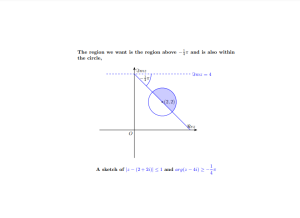 argand diagram of set of loci